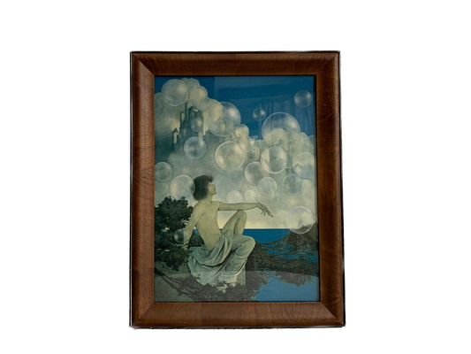 Air Castles Print by Maxfield Parrish, Framed, Early 20th Century, Art Nouveau 1904